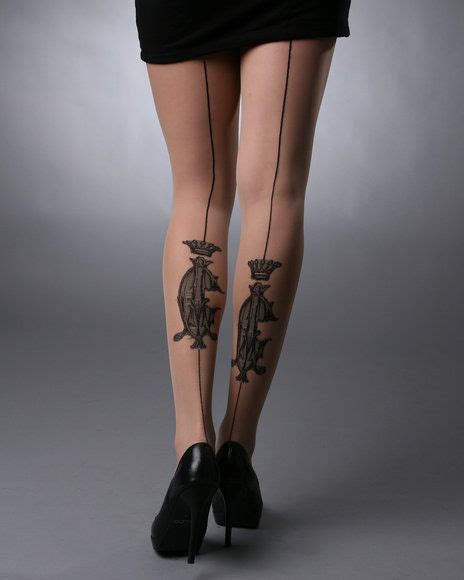 stockings tattoo